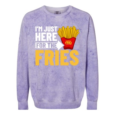 French Fries Fryer Cutter Recipe Oven Gift Colorblast Crewneck Sweatshirt