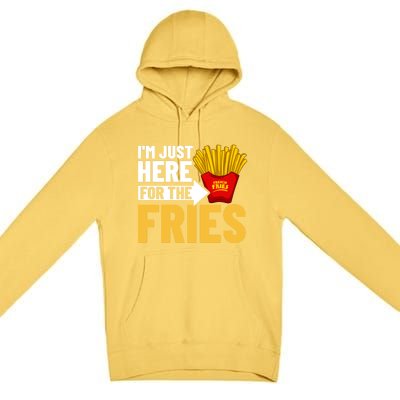 French Fries Fryer Cutter Recipe Oven Gift Premium Pullover Hoodie