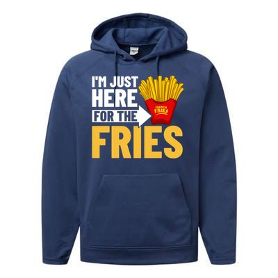 French Fries Fryer Cutter Recipe Oven Gift Performance Fleece Hoodie