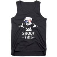 Fight Fight Fight Trump 2024 American Flag Shoot This Tank Top