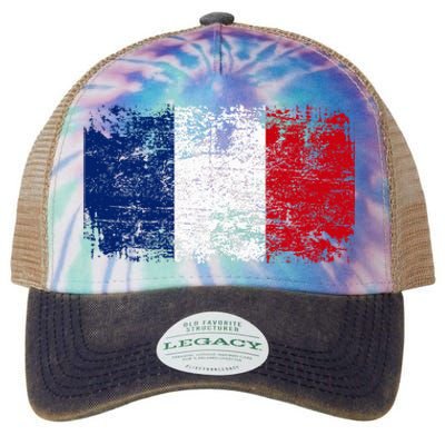 France Flag Legacy Tie Dye Trucker Hat