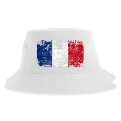 France Flag Sustainable Bucket Hat