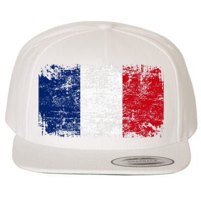 France Flag Wool Snapback Cap