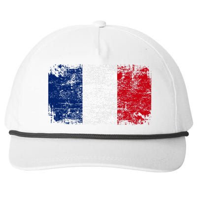 France Flag Snapback Five-Panel Rope Hat