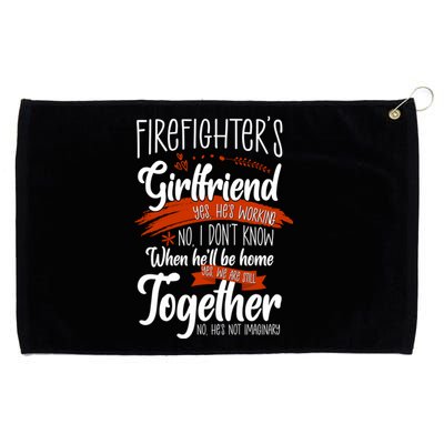 Firefighters Friend Funny Friend Of Firefighter Gift Grommeted Golf Towel