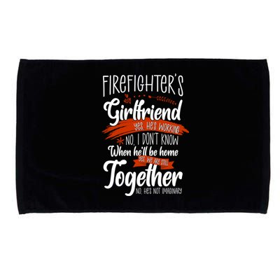 Firefighters Friend Funny Friend Of Firefighter Gift Microfiber Hand Towel