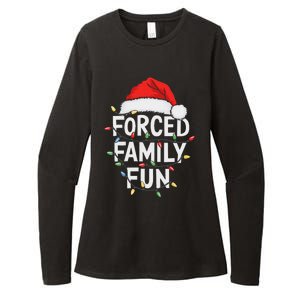 Forced Family Fun Women Christmas Pajamas Womens CVC Long Sleeve Shirt