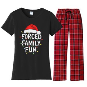 Forced Family Fun Women Christmas Pajamas Women's Flannel Pajama Set