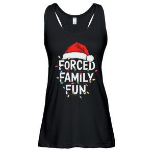 Forced Family Fun Women Christmas Pajamas Ladies Essential Flowy Tank