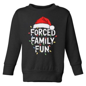 Forced Family Fun Women Christmas Pajamas Toddler Sweatshirt