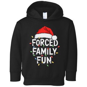 Forced Family Fun Women Christmas Pajamas Toddler Hoodie