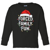 Forced Family Fun Women Christmas Pajamas Toddler Long Sleeve Shirt