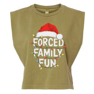 Forced Family Fun Women Christmas Pajamas Garment-Dyed Women's Muscle Tee