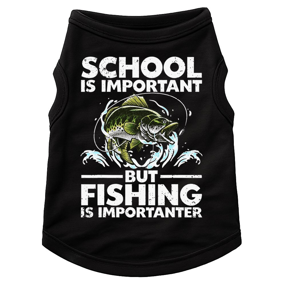 Funny Fishing For Fish Saying Bass Fisherman Doggie Tank