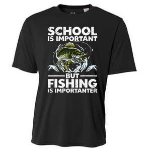 Funny Fishing For Fish Saying Bass Fisherman Cooling Performance Crew T-Shirt