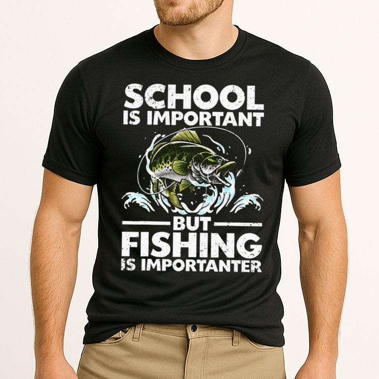 Funny Fishing For Fish Saying Bass Fisherman Cooling Performance Crew T-Shirt