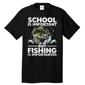 Funny Fishing For Fish Saying Bass Fisherman Tall T-Shirt