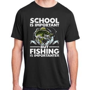 Funny Fishing For Fish Saying Bass Fisherman Adult ChromaSoft Performance T-Shirt