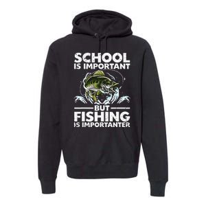 Funny Fishing For Fish Saying Bass Fisherman Premium Hoodie