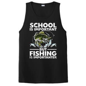 Funny Fishing For Fish Saying Bass Fisherman PosiCharge Competitor Tank