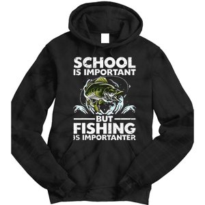 Funny Fishing For Fish Saying Bass Fisherman Tie Dye Hoodie