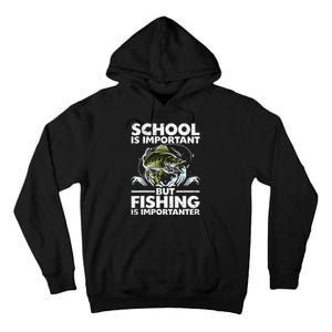 Funny Fishing For Fish Saying Bass Fisherman Tall Hoodie