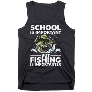 Funny Fishing For Fish Saying Bass Fisherman Tank Top