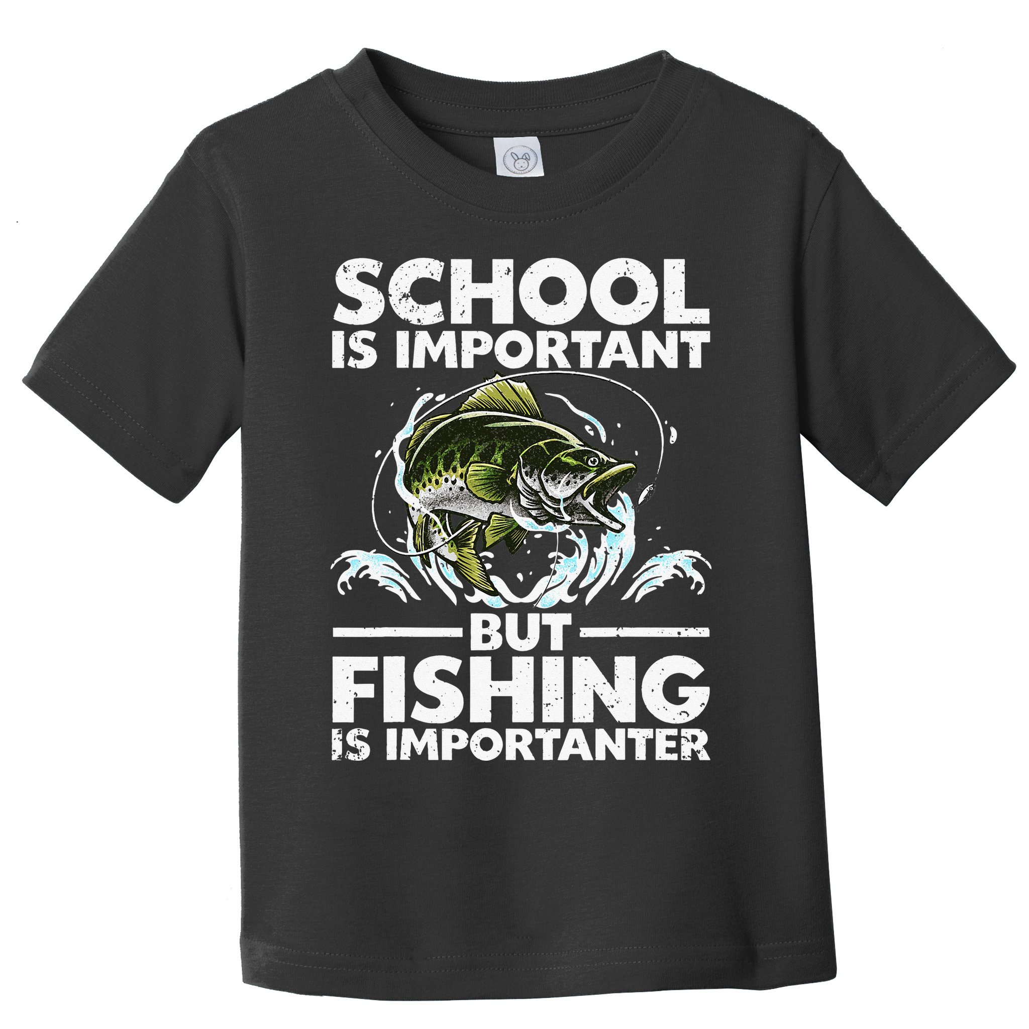 Funny Fishing For Fish Saying Bass Fisherman Toddler T-Shirt