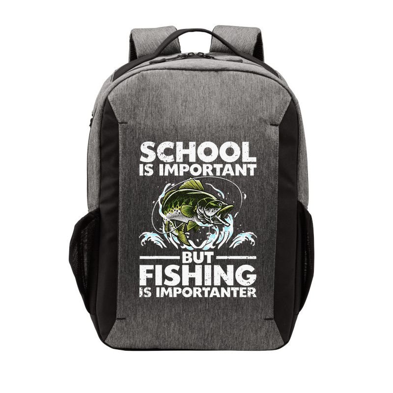 Funny Fishing For Fish Saying Bass Fisherman Vector Backpack