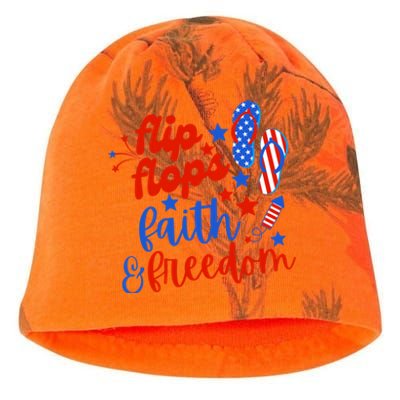 Flip Flops Faith And Freedom Kati - Camo Knit Beanie