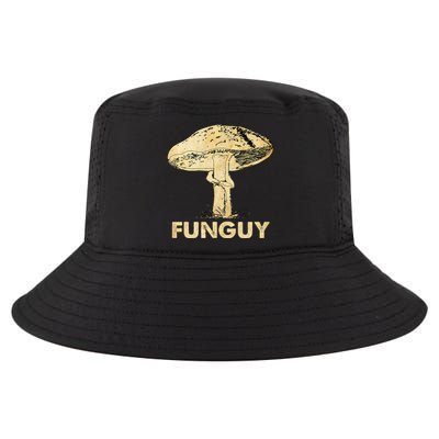 Funguy Funny Fungi Fungus Mushroom Funny Guy Vintage Cool Comfort Performance Bucket Hat