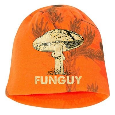 Funguy Funny Fungi Fungus Mushroom Funny Guy Vintage Kati - Camo Knit Beanie