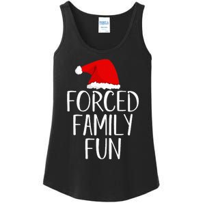 Forced Family Fun Sarcastic Christmas Eve Ladies Essential Tank