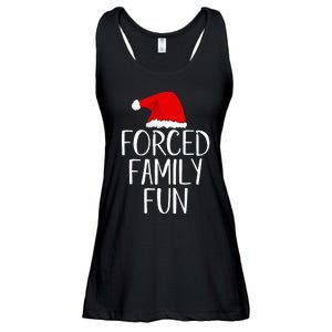 Forced Family Fun Sarcastic Christmas Eve Ladies Essential Flowy Tank