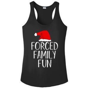 Forced Family Fun Sarcastic Christmas Eve Ladies PosiCharge Competitor Racerback Tank