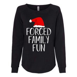 Forced Family Fun Sarcastic Christmas Eve Womens California Wash Sweatshirt