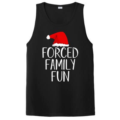 Forced Family Fun Sarcastic Christmas Eve PosiCharge Competitor Tank