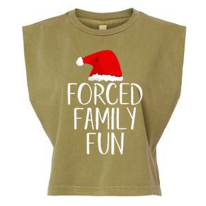 Forced Family Fun Sarcastic Christmas Eve Garment-Dyed Women's Muscle Tee