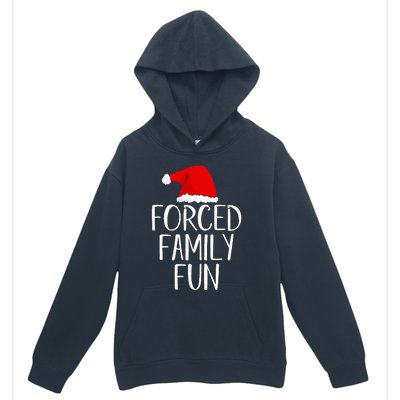 Forced Family Fun Sarcastic Christmas Eve Urban Pullover Hoodie