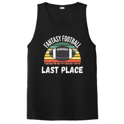 Funny Fantasy Football Draft Day Football Game Last Place PosiCharge Competitor Tank