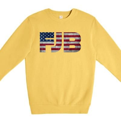 FJB F.Biden F#ck Biden FJB American Flag Premium Crewneck Sweatshirt