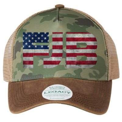 FJB F.Biden F#ck Biden FJB American Flag Legacy Tie Dye Trucker Hat