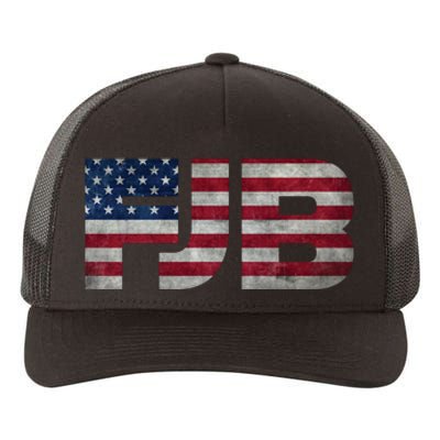 FJB F.Biden F#ck Biden FJB American Flag Yupoong Adult 5-Panel Trucker Hat