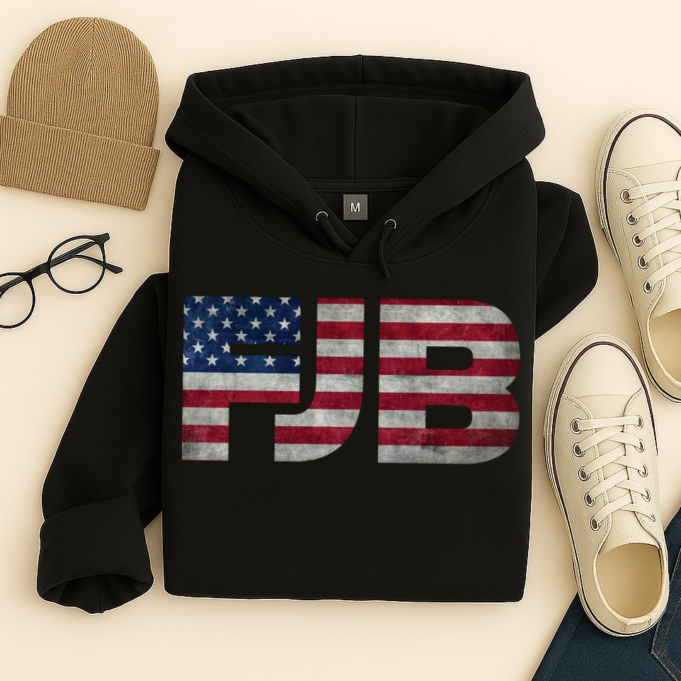 FJB F.Biden F#ck Biden FJB American Flag Hoodie