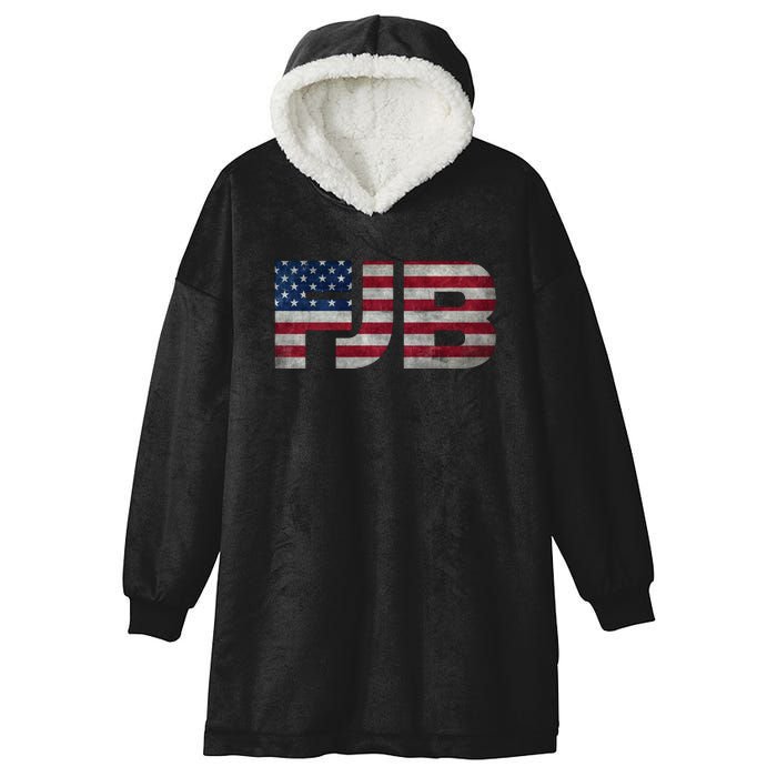 FJB F.Biden F#ck Biden FJB American Flag Hooded Wearable Blanket