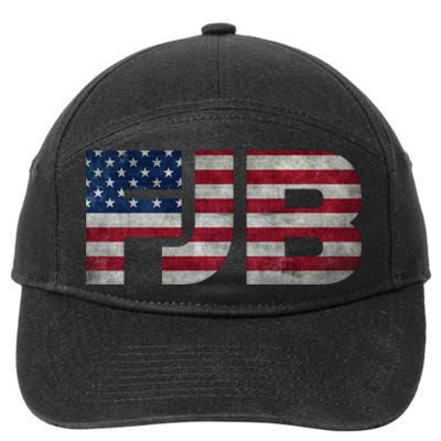 FJB F.Biden F#ck Biden FJB American Flag 7-Panel Snapback Hat