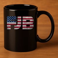 FJB F.Biden F#ck Biden FJB American Flag 11oz C Handle Ceramic Mug
