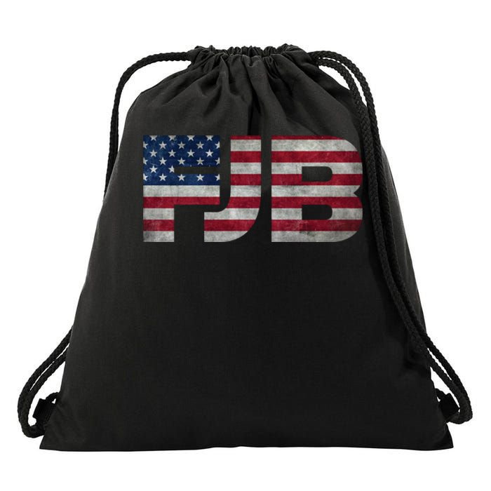 FJB F.Biden F#ck Biden FJB American Flag Drawstring Bag