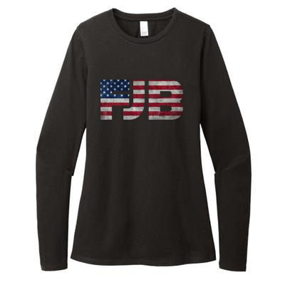 FJB F.Biden F#ck Biden FJB American Flag Womens CVC Long Sleeve Shirt