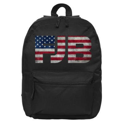 FJB F.Biden F#ck Biden FJB American Flag 16 in Basic Backpack